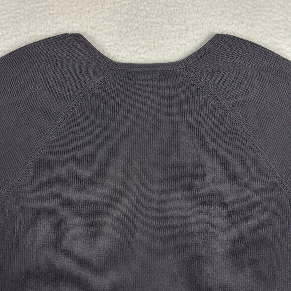 Athleta Womens 2X Hanover Refined V-Neck Sweater Pullover Stretch Ribbed Purple - Picture 5 of 11